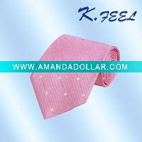 Romantic woven polyester tie
