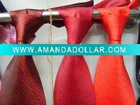polyester men solid necktie