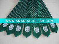 school tie with logo