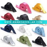 Wholesale 100% Polyester Slim Tie For Men In Stock,10pcs/pattern