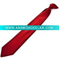 Polyester Clip On Necktie For Men