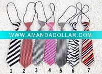 Polyester Children Necktie In Stock Mixed Pattern