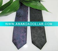 poly woven necktie
