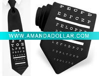 polyester printed tie