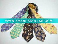 printed silk tie