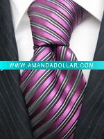Men's 100% Microfiber Polyester necktie