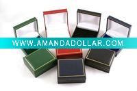 Wholesale leather cufflinks giftbox