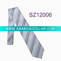 Wholesale men's polyester /silk tie/necktie