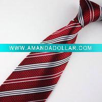 men's 100% polyester neck tie