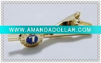 gold tie clips