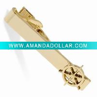 Ships Wheel Tie Clip