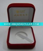 delicate red velvet box