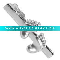 silver tie clip