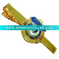 bronze tie clip