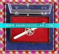 silver white tie accessories