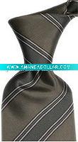 woven striped tie