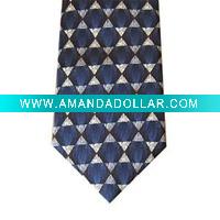 100%silk striped woven necktie