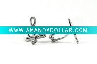 silver cufflink