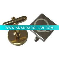 Wholesale Zinc alloy Laser Cufflinks