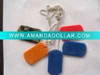 Wholesale Mix colors of Siliocne Dog Tags