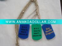 Promotional Siliocne Dog Tags