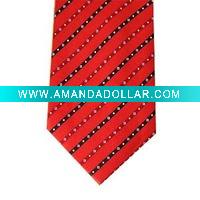 Wholesale fahion design for profession men black striped necktie