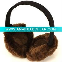 coffee colour fur muff