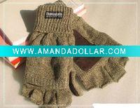 knitted fingerless glove