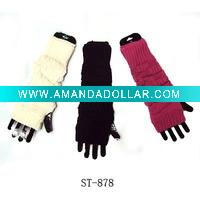 knitted gloves