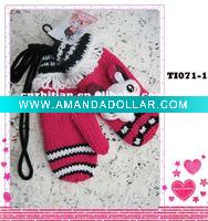 mitten knit glove