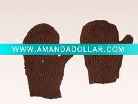 winter glove/knitted glove/ladies' glove