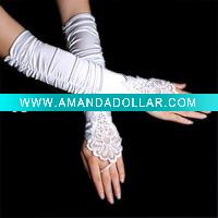 Long fingerless glove
