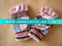 Knitted fingerless glove