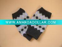 knitting fingerless glove