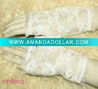 Wholesale wedding gloves fingerless eblow womens' gloves dacing gloves