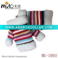 colourful fingerless gloves(MG-1093)