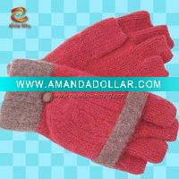 Wholesale fleece fingerless gloves NLKG(365)