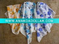 printed polyester scarf