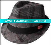 high-quality polyester trilby hat