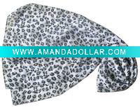 2011 newest polyester leopard printed scarf