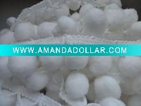 High-elastic polyester colorful bobbles for accessories.