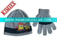 Wholesale Kids Knitted Hat And Glove Set