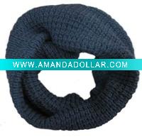 Wholesale winter knitted scarf for lady