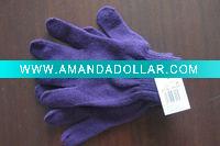 Wholesale lady's acrylic winter gloves