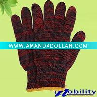 Wholesale Colors quality cotton knit winter working gloves