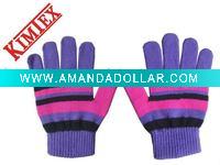 Wholesale Striped Knitted Glove For Winter