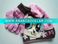 Wholesale Children's winter hat and gloves