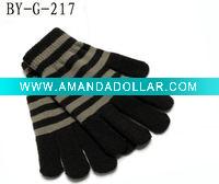 acrylic knitted gloves
