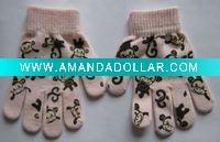 Magic Knitted gloves with printing logo