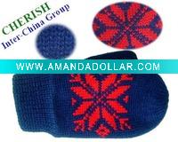 Appealing Knitted Glove/snowflake pattern